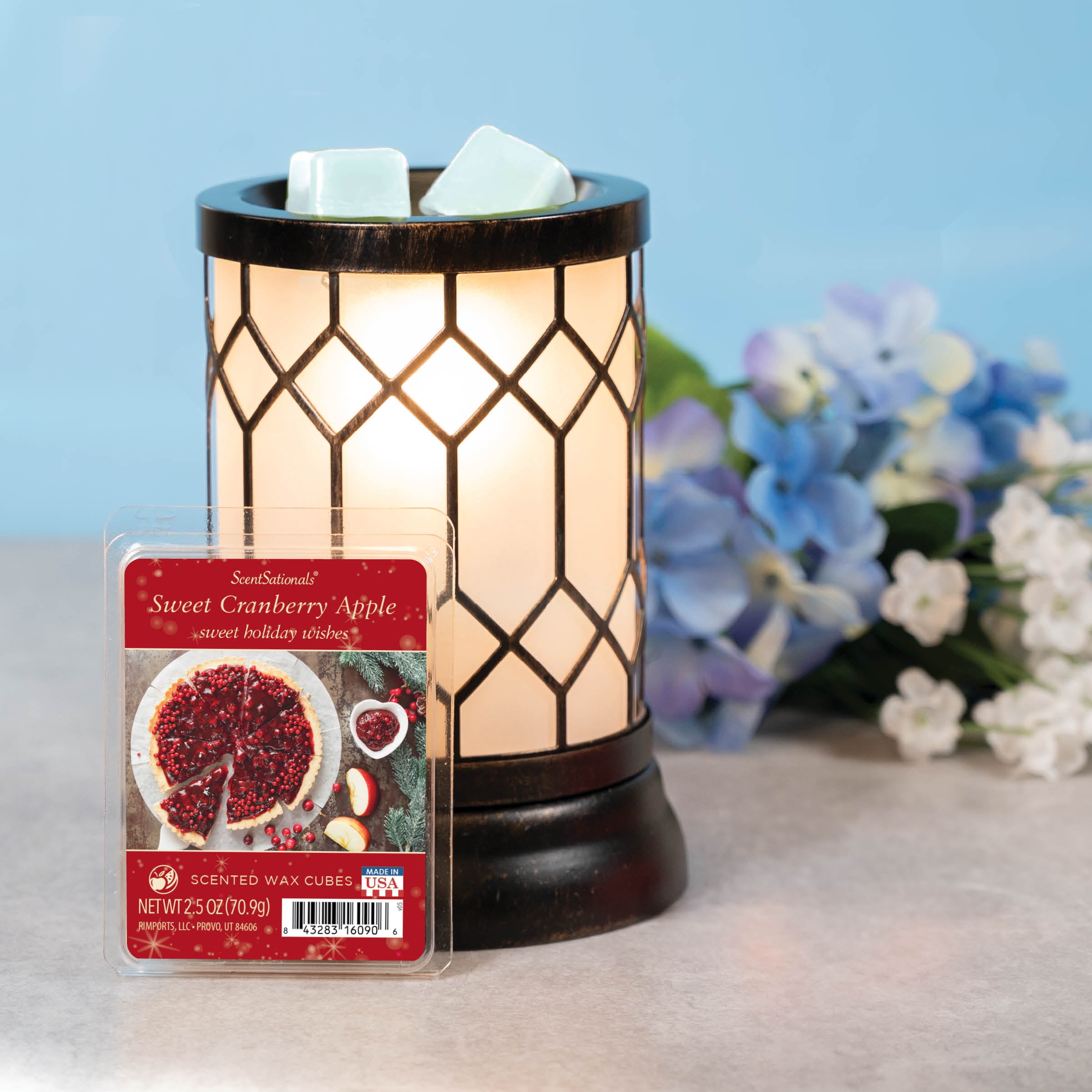 Scentsationals Sweet Cranberry Apple Scented Wax Melts, 2.5oz (5-Pack)