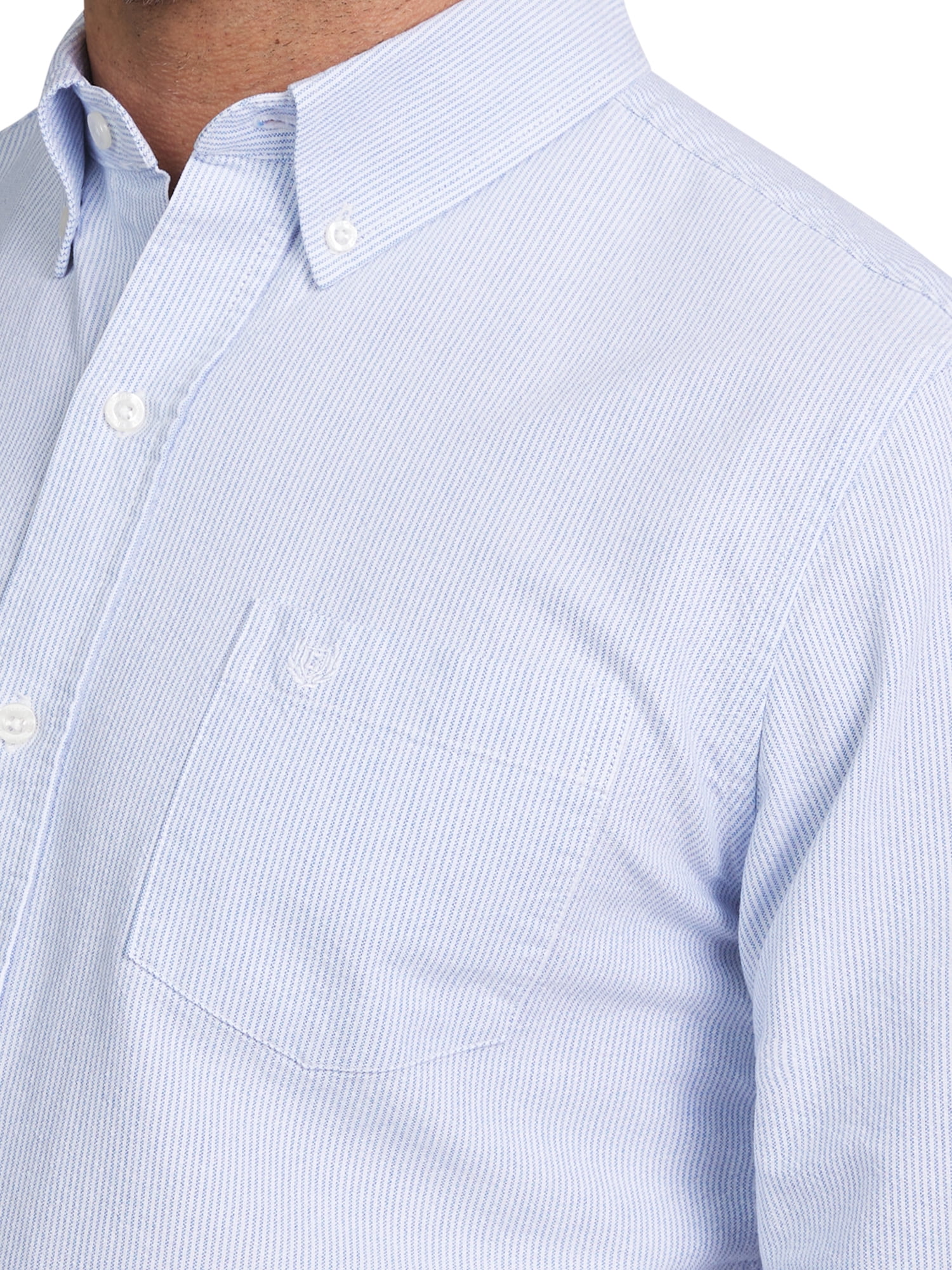 Chaps Men's & Big Men's Seacoast Wash Button Down Oxford Shirt with Long Sleeves, Sizes S-2XL