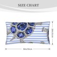 thumbnail image 4 of Easygdp Turtle with Blue Stones Envelope Closure Pillowcase - 20x36in, Queen Pillowcase, Breathable, Stain-Resistant, Wrinkle-Free, 4 of 9