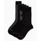 thumbnail image 4 of Calcetines de vestir Tommy Hilfiger, ligeros, 5 unidades, para hombre, color negro, 4 of 6