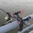 thumbnail image 5 of YAHHU Adjustable Folding Fishing Rod Holder – 90° Rotating Two‑Head Rack for Boats, Kayaks & Yachts – Durable Nylon Support, 5 of 5