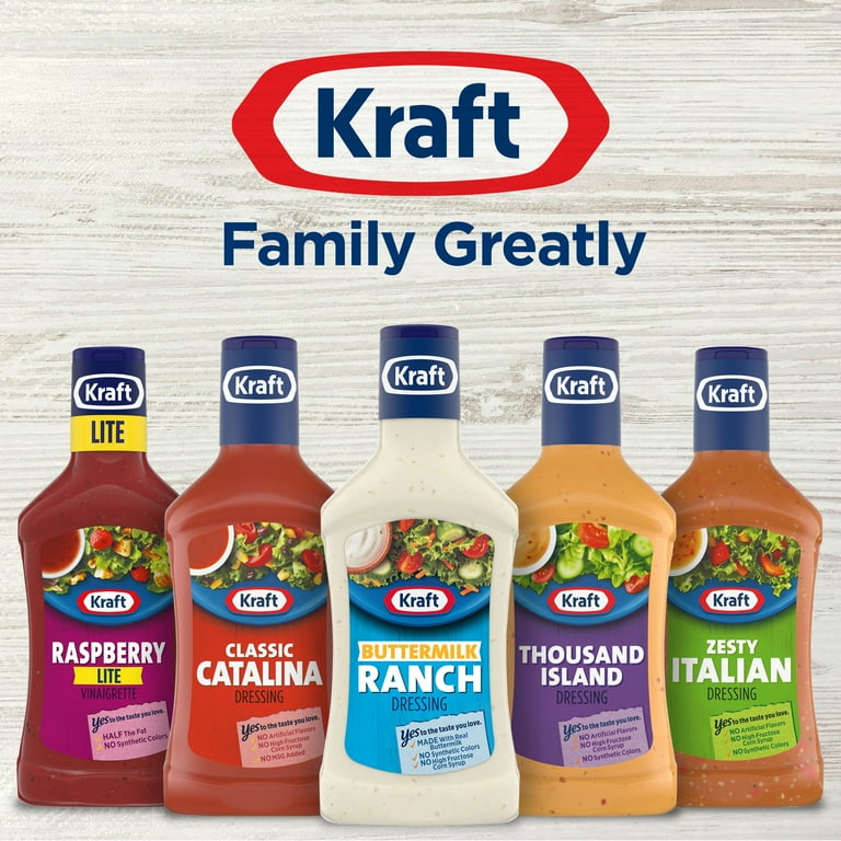 Kraft Buttermilk Ranch Salad Dressing, 16 oz Bottle