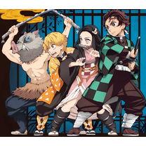 DIY 5D Demon Slayer Diamond Art Painting Kits for Adults,Anime Cartoon Round Full Drill Crystal Rhinestone Embroidery Cross Stitch Arts Craft Canvas for Home Wall Decor，12"x 16"