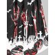 thumbnail image 4 of Tallas grandes Halloween Calabaza Esqueleto Hands Lace-Up Vintage Vestido Rosegal vestidos vintage tallas grandes, 4 of 5