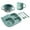 Atrovirens Sheep, variant on Bueautybox 6Pcs/Set Baby Eco-friendly Tableware Grid Plate Fall Resistant Food Container Bowl Divided Baby Plates Dishwasher & Microwave Friendly