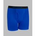 thumbnail image 2 of Fruit Of The Loom Boys Breathable Cooling Cotton Mesh Boxer Briefs 5 Pack, Small, Assorted, 2 of 4