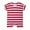 Red, variant on Riecok Unisex Baby Toddler Short Sleeve Romper Onesie Striped Print Round Neck Summer Clothes 3-24 Months Blue 12 M