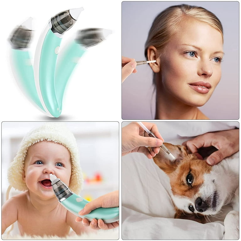 Ear-Wax-Vacuum-Removal, Ear Wax Sucker 5 Levels of Suction Strong Electric  Ear Cleaner USB Charge Soft Earwax Removal Kit Reusable Spiral Silicone Ear