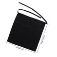 thumbnail image 2 of unbranded Delantal Bistro Negro Unisex Con Bolsillo Único Para Cocina Profesional Y Protección Duradera, 2 of 7