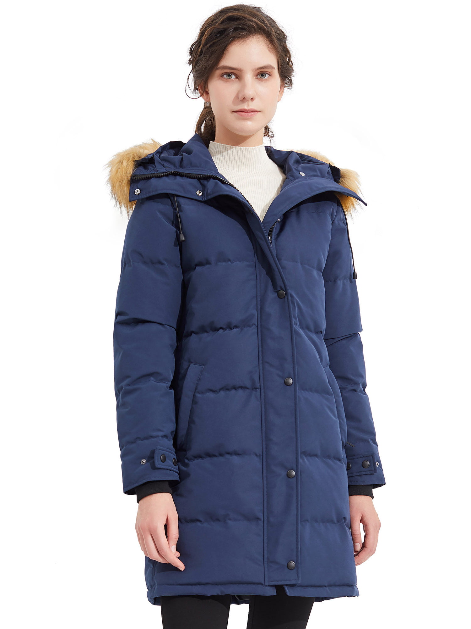 Winter Warm Orolay Style Women thicken Padded Coat Hooded Jacket Parka Outwear 