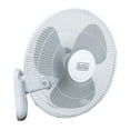 thumbnail image 5 of BLACK+DECKER BFWL16R 16-In. 3-Speed Oscillating Wall Fan with Remote, White, BFWL16R, 5 of 7