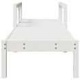 thumbnail image 3 of vidaXL Sun Lounger White Solid Pine Wood 78.5x24.4x21.7 in, 3 of 6