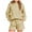 Khaki, variant on Charmgo Shorts Set Clearance, Women Solid Color 2 Piece Outfits Hoodie Set Oversized Sweatshirt Shorts Sweatsuit Fashion Casual Shorts Sets Women 2 Piece Outfits, Summer Sets for Women Black L