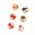 thumbnail image 2 of Rompecabezas de madera Montessori Sunnimix 6 piezas colores formas bloques de rompecabezas, 2 of 8