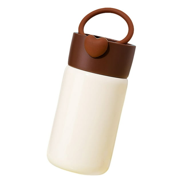 Yhmxh Bouteille d'Eau Coréenne Compacte Isolée Style Poche Designs Rafraîchissants pour Hommes et Femmes Portable pour Étudiants Léger & Imperméable Équipement de Camping Extérieur et Sports