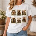 thumbnail image 6 of Highland Cow Vintage Stamp Graphic T-Shirt | Cute Calf Country Tee | Unisex Gift for Cow Lovers, 6 of 9