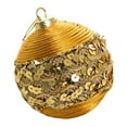thumbnail image 1 of 8cm Sparkling Festive Foam Tree Hanging Ornament for Holiday Season Home and Party, 1 of 3