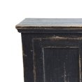 thumbnail image 4 of Benjara Miy Sideboard Buffet Cabinet- 3 Door- Antique Black Pine Wood 65 Inch, 4 of 17