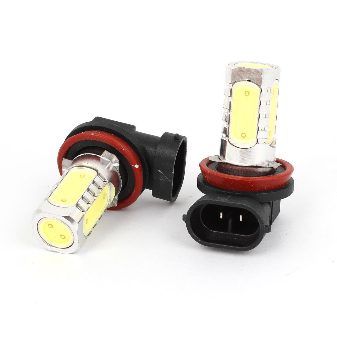 2 Pcs H11 White SMD LED Foglamp Headlight Bulb Lamp 12V for Car