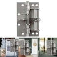 thumbnail image 3 of Yingyy Charnière de Porte à Ressort Écran Auto-Fermeture Porte à Ressort Extérieur Armoire Porte en Bois Tiroir Plus Argent, 3 of 9