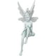 thumbnail image 5 of Estatua de hada sentada TUNC de resina para jardín decoración del hogar blanco Sencillez, 5 of 5