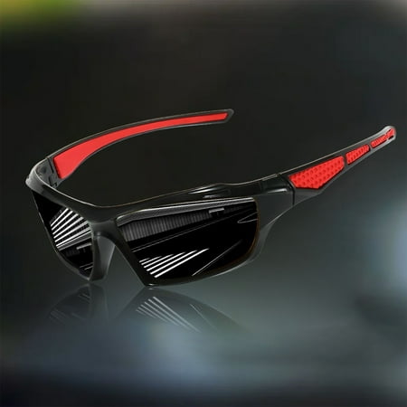 Seyotauo Polarized Cycling Sunglasses Windproof UV Protection Sport Goggles Lightweight and Comfortable Eyewear for Men and Women for Outdoor Activities Running Fishing Driving Hiking