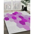 thumbnail image 2 of Ahgly Company Indoor Square Patterned Pink Novelty Area Rugs, 3' Square, 2 of 6