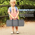 thumbnail image 6 of AOLOA Custom Toddler Nap Mat for Preschool, Personalized Name Kids Nap Mat for Daycare Kindergarten Boys Girls, Sleeping Bag with Pillow Blanket, Thick Padded Rolled Napping Mats, Light Blue Letters, 6 of 8