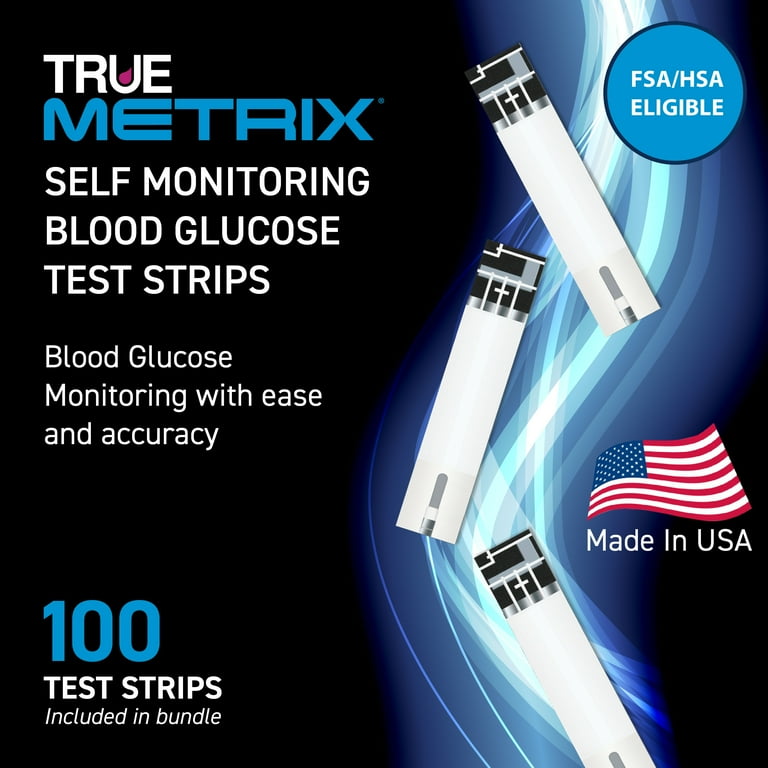100ct TRUE METRIX® Test Strips + 100ct TRUEplus® 30g Lancets HSA