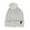 Cream, variant on ClimaZer0  Sherpa Lined Knit Winter Beanie Pom Hat (Women)