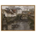 thumbnail image 1 of Cuadro mural en lienzo Simsea Riverside Small Town, 30 x 41 cm, 1 of 7
