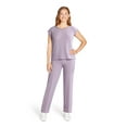 thumbnail image 2 of Lissome Women's and Women’s Plus Ribbed Top and Pants Lounge Set, 2-Piece, Sizes S-4X, 2 of 5