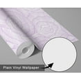 thumbnail image 6 of S4sassy Removable Contemporary Purple Wall Decor, Fine Line Floral Contact Paper for Walls, Cabinets, and Dresser, Self Adhesive Vinyl Wallpaper Roll, Waterproof Contact Paper for Walls- 25"x120", 6 of 9