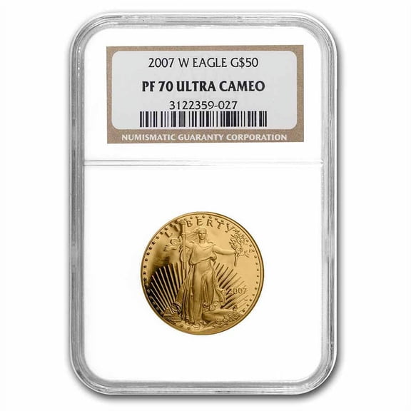 2007-W 1 oz Proof American Gold Eagle PF-70 UCAM NGC