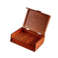 thumbnail image 3 of Caja Bento de madera con partición de hielo seco, caja de comida japonesa, transporte fácil, fiambrera portátil de Sushi, portador de alimentos para, 3 of 9