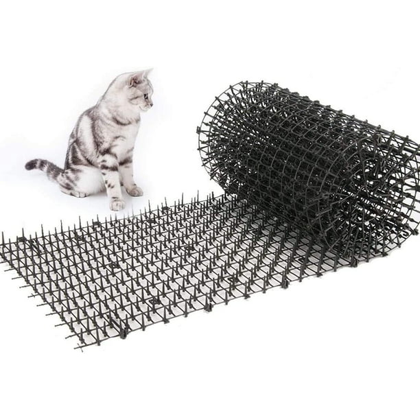 Cat Scat Mat with Spikes Prickle Strips Cat Deterrent Indoor Spiked Mat Network Digging Stopper