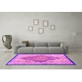 thumbnail image 3 of Ahgly Company Indoor Square Persian Pink Traditional Area Rugs, 5' Square, 3 of 4