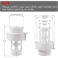 thumbnail image 2 of Pool Drain Connector 10184 Hose Adapter Suitable for Intex Round Sw, 2 of 4