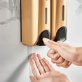 thumbnail image 4 of Soap Dispenser Wall Mounted Liquid Bathroom Hand Soap Shower Gel Shampoo, 4 of 11