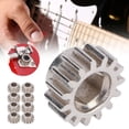 thumbnail image 3 of Guitar Tuners Gears, Iron Exquisite Craftsmanship Tuning Pegs Keys, Portable Music Teaching Playing for Guitar Concert Silver,Golden, 3 of 8