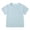 Blue, variant on WOLLED Newborn Baby Boys Girls Casual T-Shirt Summer Solid Color Short Sleeve Gender Neutral Pullover Shirt
