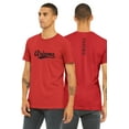 thumbnail image 1 of Daxton Adult Unisex Tshirt Arizona Script with Phoenix Vertical on the Back, Red Black, S, 1 of 3