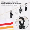 thumbnail image 5 of 20/1pcs Plastic Rotatable Clothes Clip Towel Hat Sock Air-dry Clips Windproof Anti-Slip Clip Multifunctional Laundry Storage Peg, 5 of 10