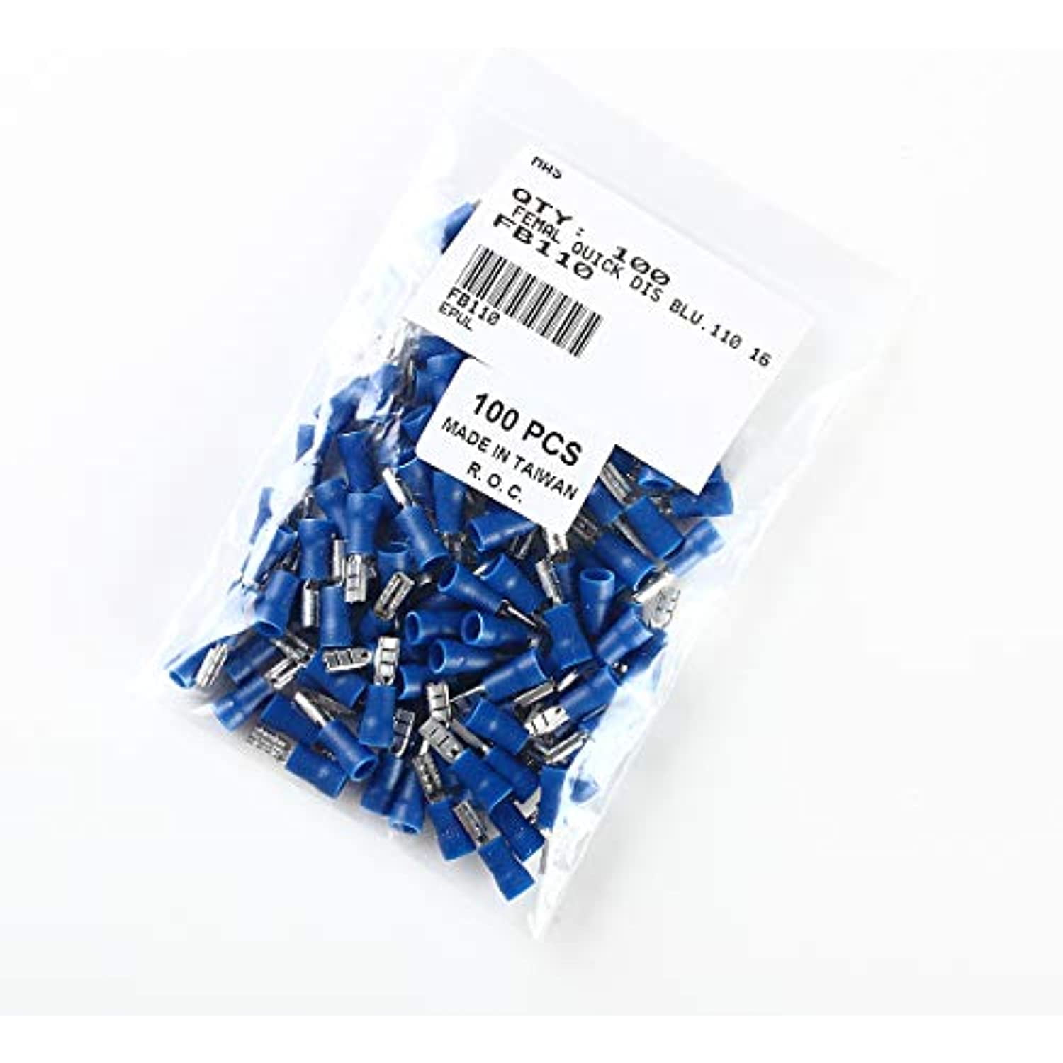 16-14 Gauge Male & Female Wire Connector for Speaker Terminal 110 Vinyl 100 pc 