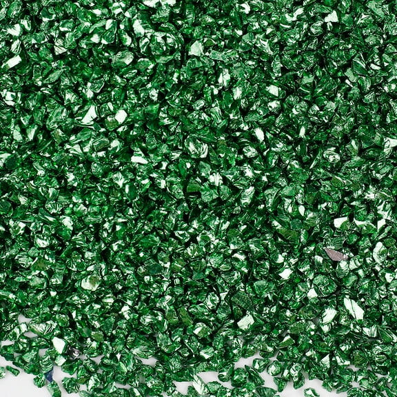 XmhyTop-A 100g Decorative Glass Stones - Crushed Glass for Crafts, Resin Art Glitter, Vase Filler Glass Stones, Irregular Broken Glass, Epoxy Resin Mix-Ins, Decorative Glass Chips,S08