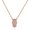 Pink, variant on 925 Sterling Silver Evil Eye Hamsa White CZ Womens Pendant Necklace