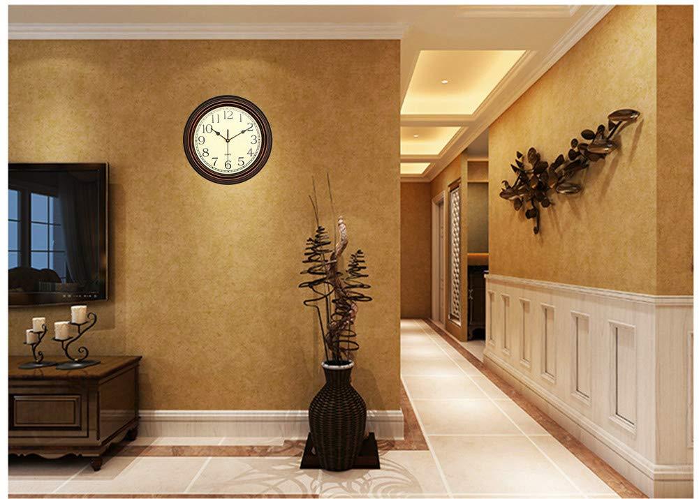 Foxtop 12 Inch Retro Silent Wall Clock, Bronze photo 2