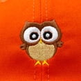 thumbnail image 5 of DALIX Cute Owl Hat Cotton Baseball Cap in Orange, 5 of 7