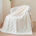 thumbnail image 5 of 180*200cm Throw Blanket for Couch, Checkered Knitted Blankets Gifts for Women Mom Girls, Cozy Cute Soft Throw Home Room Decor Aesthetic Women Mothers Birthday Gifts, 5 of 5