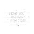 thumbnail image 2 of I Love You More Than All The Stars Quote Lettering Wall Decal, 2 of 2